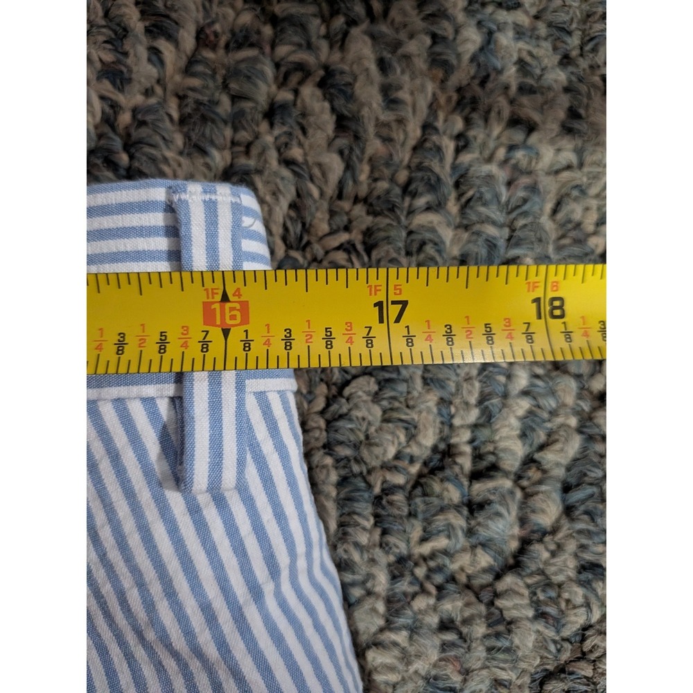 Jos. A. Bank 1905 Mens Seersucker Striped Dress Pants Blue White 32W 36L RN31608 - Picture 5 of 6